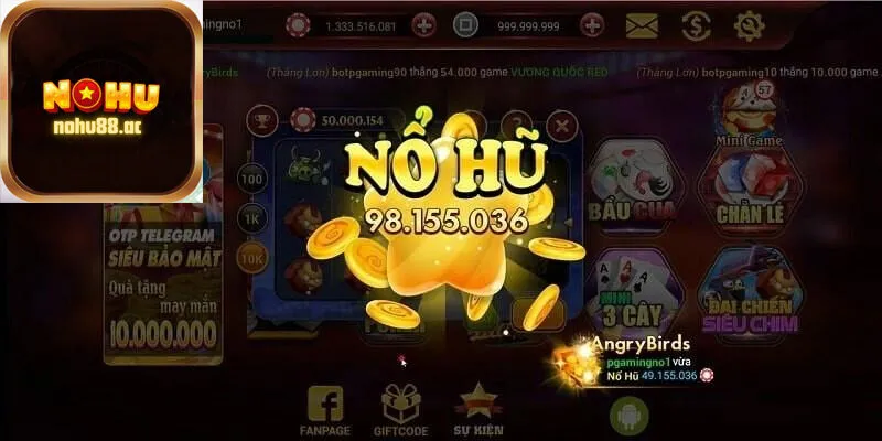 Phân loại game nổ hũ